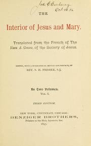 Front cover of The interior of Jesus and Mary by Loyd Avery