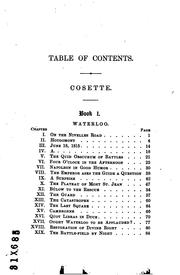 Cover of Cosette by Victor Hugo