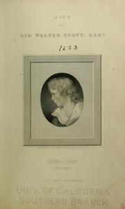Cover of Life of Sir Walter Scott, bart by John Gibson Lockhart