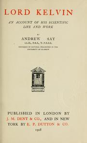 Front cover of Lord Kelvin's early home by Elizabeth Thomson King