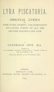 Cover of Lyra piscatoria by Richard Glover