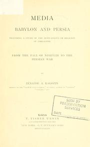 Front cover of Media, Babylon and Persia by Zénaïde A. Ragozin