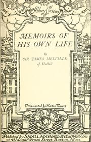 Front cover of Memoirs of his own life by Melville, James Sir