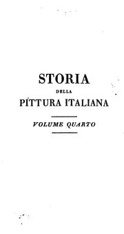 Front cover of Storia della pittura italiana esposta coi monumenti by Giovanni Rosini