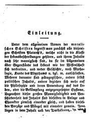 Cover of Moralische Schriften by Plutarch