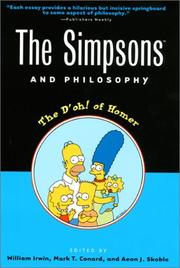 Front cover of The Simpsons and philosophy by William Irwin