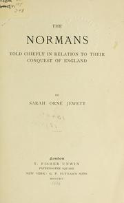 Cover of The Normans by Sarah Orne Jewett