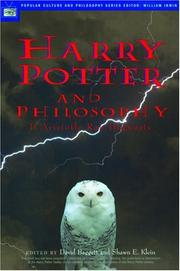 Cover of Harry Potter and philosophy by David Baggett