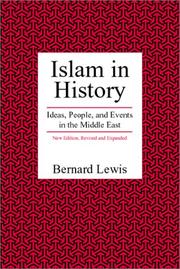 Front cover of Islam in History by Bernard Lewis