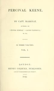 Cover of Percival Keene by Frederick Marryat