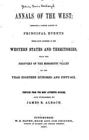 Front cover of Annals of the West by John Mason Peck
