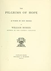 Front cover of The pilgrims of hope by William Morris