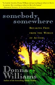 Cover of Somebody somewhere by Donna Williams