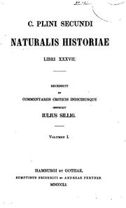Front cover of C. Plini Secundi Naturalis historiae libri XXXVII by Pliny the Elder