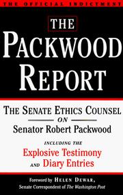 Cover of Packwood Report, The by Senate Ethics Counsel