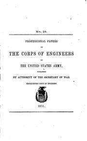 Front cover of Professional Papers by United States. Army. Corps of Engineers.
