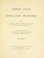 Front cover of A school atlas of English history by Gardiner, Samuel Rawson