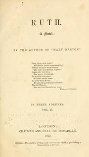 Front cover of Ruth (volume II) by Elizabeth Cleghorn Gaskell