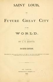 Cover of Saint Louis by L. U. Reavis