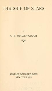 Front cover of The ship of stars by Arthur Quiller-Couch