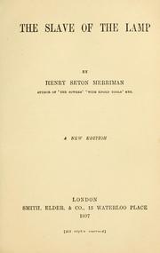 Front cover of The slave of the lamp by Hugh Stowell Scott