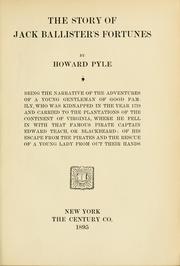 Front cover of The story of Jack Ballister's fortunes by Howard Pyle