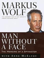 Cover of Man without a face by Wolf, Markus
