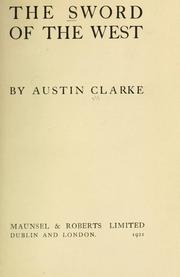 Front cover of The sword of the West by Clarke, Austin