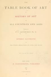 Front cover of The table book of art by Phillip T. Sandhurst