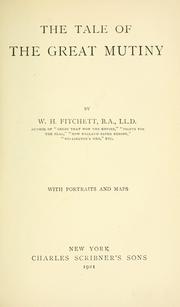 Cover of The tale of the great mutiny by W. H. Fitchett