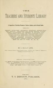 Front cover of The teachers' and students' library by G. Dallas Lind