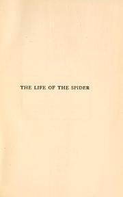 Front cover of The Life of the Spider by Jean-Henri Fabre