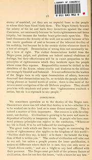 Cover of "The primary needs of the negro race." by Kelly Miller