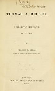 Cover of Thomas à Becket by George Darley