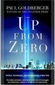 Cover of Up from Zero by Paul Goldberger