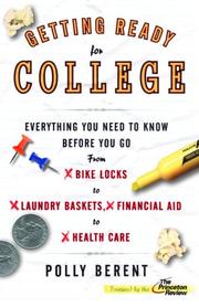 Cover of Getting Ready for College by Polly Berent