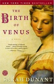 Front cover of The birth of Venus by Sarah Dunant