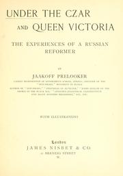 Front cover of Under the Czar and Queen Victoria by Prelooker, Jaakoff