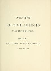 Cover of Villa Rubein by John Galsworthy