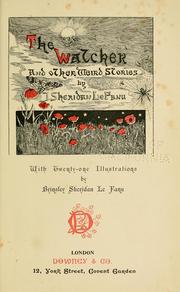 Front cover of The Watcher and Other Weird Stories by Sheridan Le Fanu