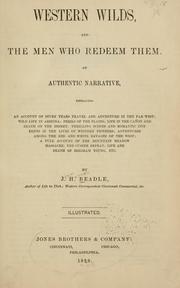 Cover of Western wilds and the men who redeem them by J. H. Beadle