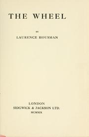 Cover of The wheel by Laurence Housman
