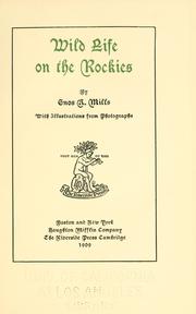 Front cover of Wild life on the Rockies by Enos Abijah Mills
