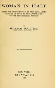Cover of Woman in Italy by William Boulting
