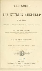 Front cover of The works of the Ettrick shepherd by James Hogg