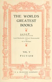 Cover of The world's greatest books by Northcliffe, Alfred Harmsworth Viscount