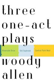 Cover of Three One-Act Plays by Woody Allen