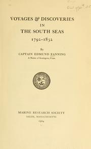 Cover of Voyages round the world by Edmund Fanning