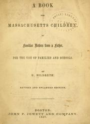 Front cover of A book for Massachusetts children by Hosea Hildreth