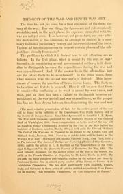 Cover of The cost of the war and how it was met by Edwin Robert Anderson Seligman
